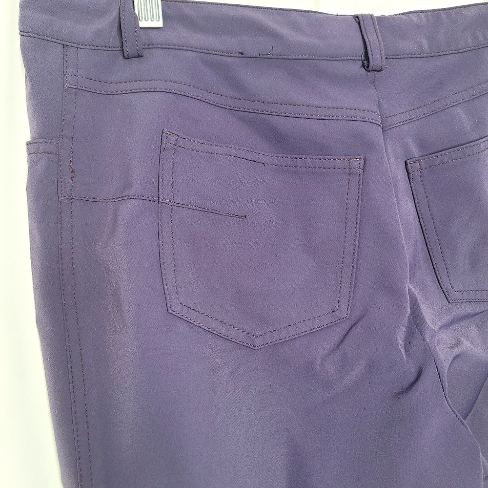 ESCADA NAVY BLUE SLIM ANKLE 5 POCKET PANTS SIZE 40 LUXURY STRETCH - Picture 3 of 7